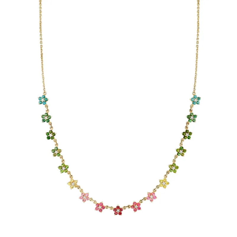 Tourmaline and Diamond Aurora Necklace sold by Ariel Gordon Jewelry