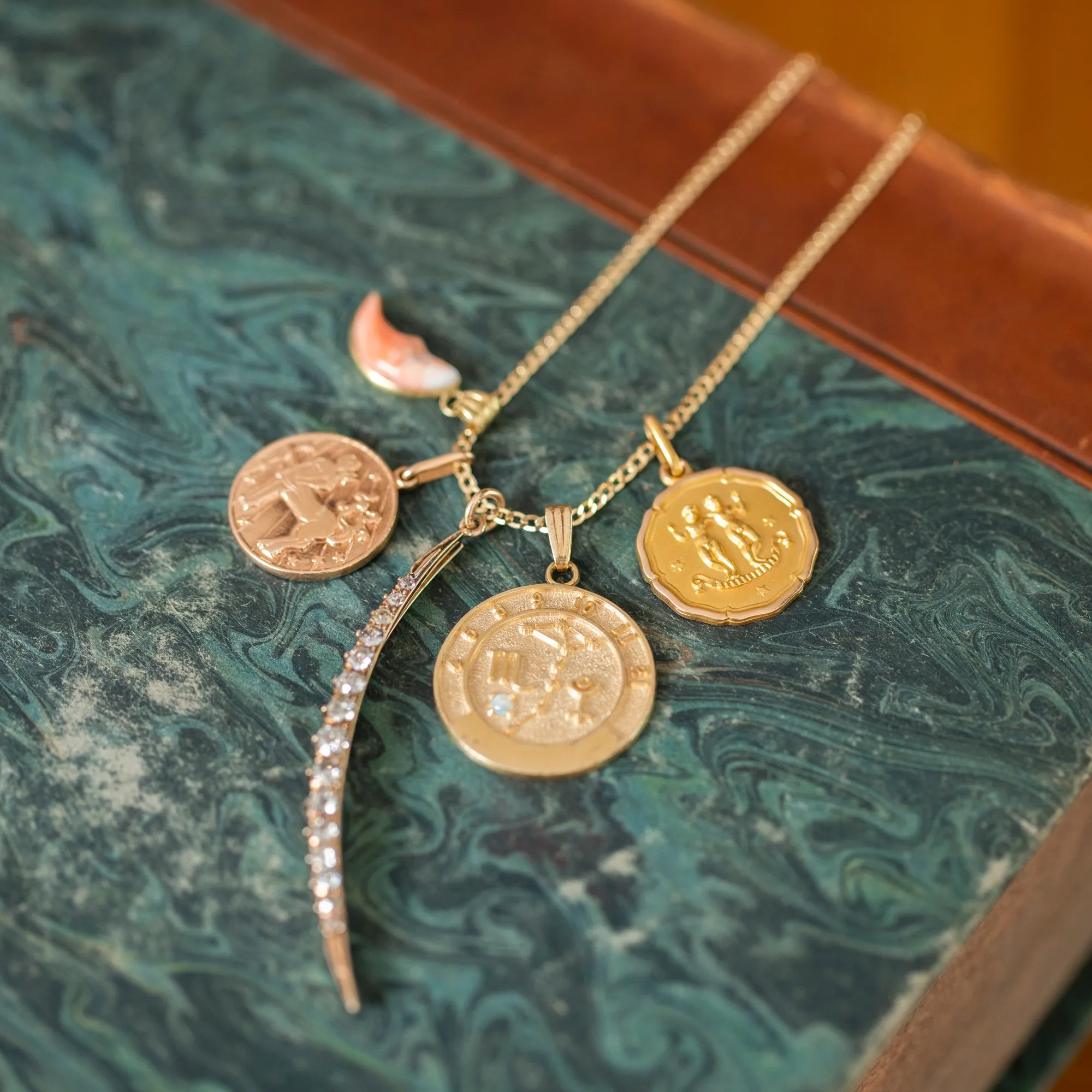 Diamond Crescent Pendant sold by Ariel Gordon Jewelry product image thumbnail 2