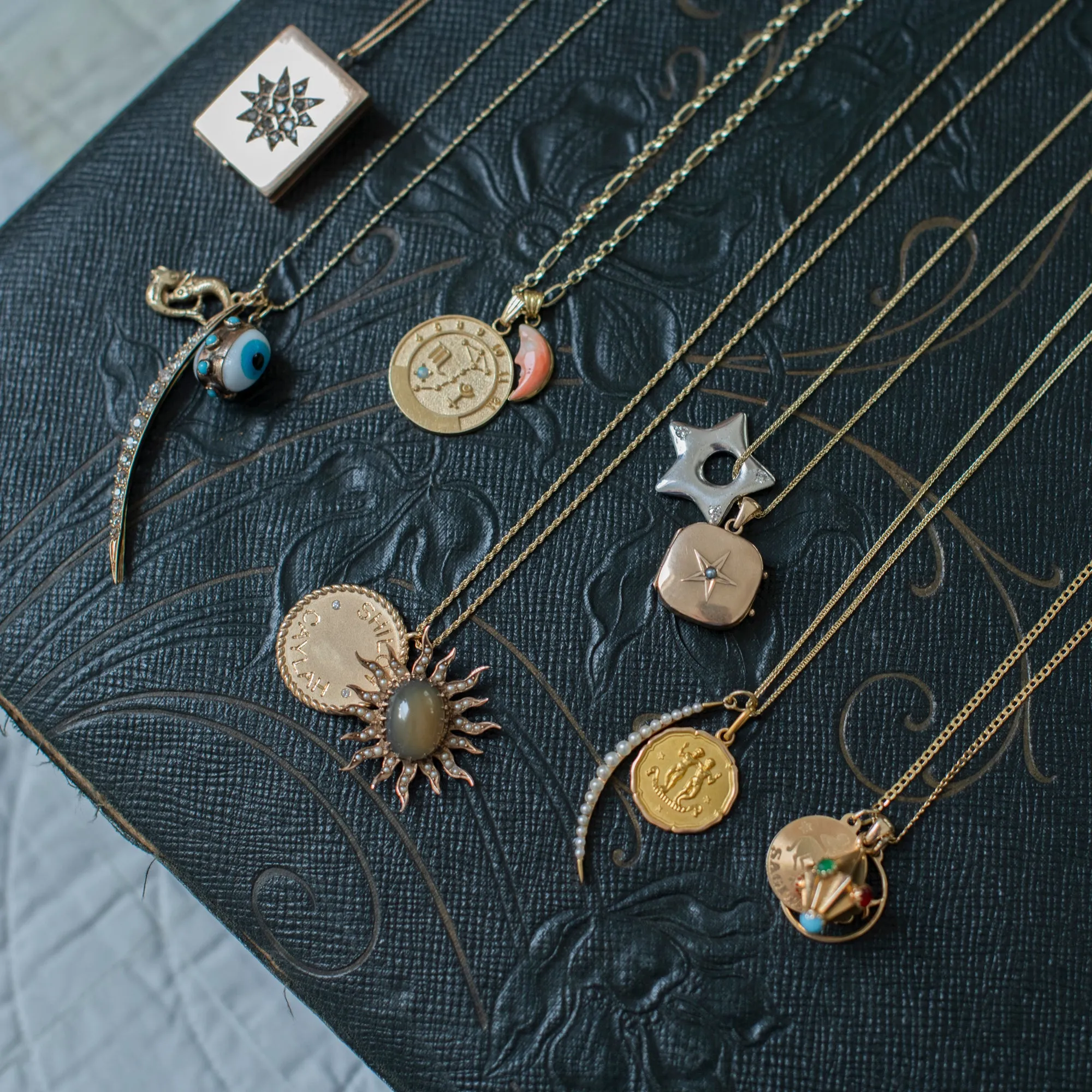 Diamond Crescent Pendant sold by Ariel Gordon Jewelry product image thumbnail 3