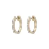 Baguette Diamond Huggies sold by Ariel Gordon Jewelry