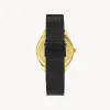 Lune - Gold - Matte Black Mesh sold by Nacre Watches