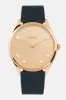 Lune 8 - Rose Gold - Navy Leather sold by Nacre Watches