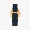 Lune 8 - Rose Gold - Navy Leather sold by Nacre Watches