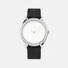Lune 48 - Stainless Steel - Matte Black Mesh sold by Nacre Watches
