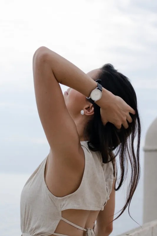 Deux Baroque Pearl Stud Earring (Double) sold by Nacre Watches