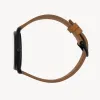 Mini Lune - Matte Black - Saddle Leather sold by Nacre Watches