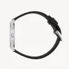 Lune - Stainless Steel - Black Leather sold by Nacre Watches