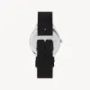 Lune - Stainless Steel - Black Leather sold by Nacre Watches