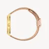 Lune 8 - Gold and White - Rose Gold Mesh sold by Nacre Watches