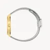 Lune 8 - Gold and White - Stainless Steel Mesh sold by Nacre Watches