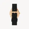 Lune 8 - Rose Gold - Black Leather sold by Nacre Watches