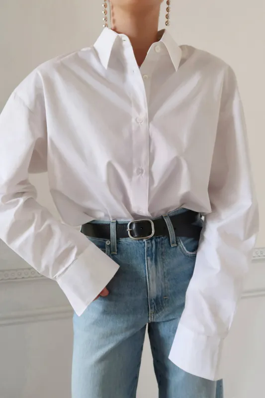 The Everything Shirt in White sold by Sold Out NYC