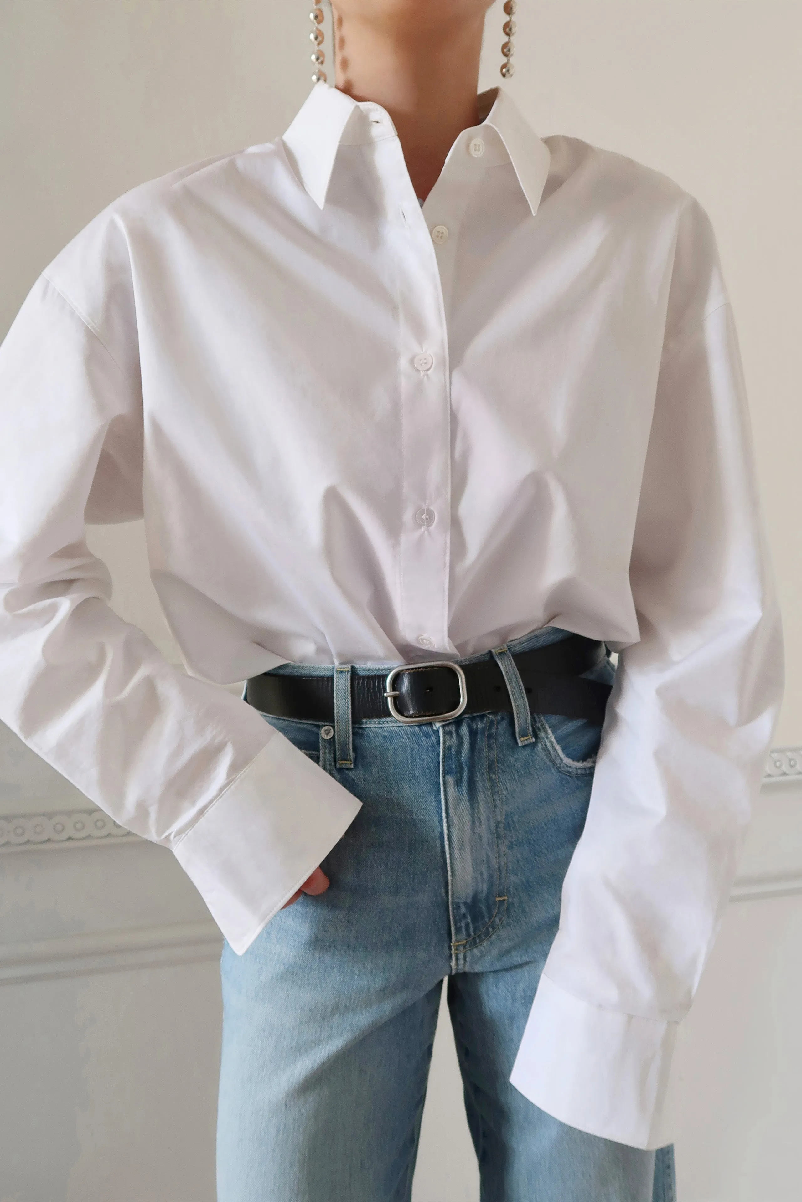 The Everything Shirt in White sold by Sold Out NYC