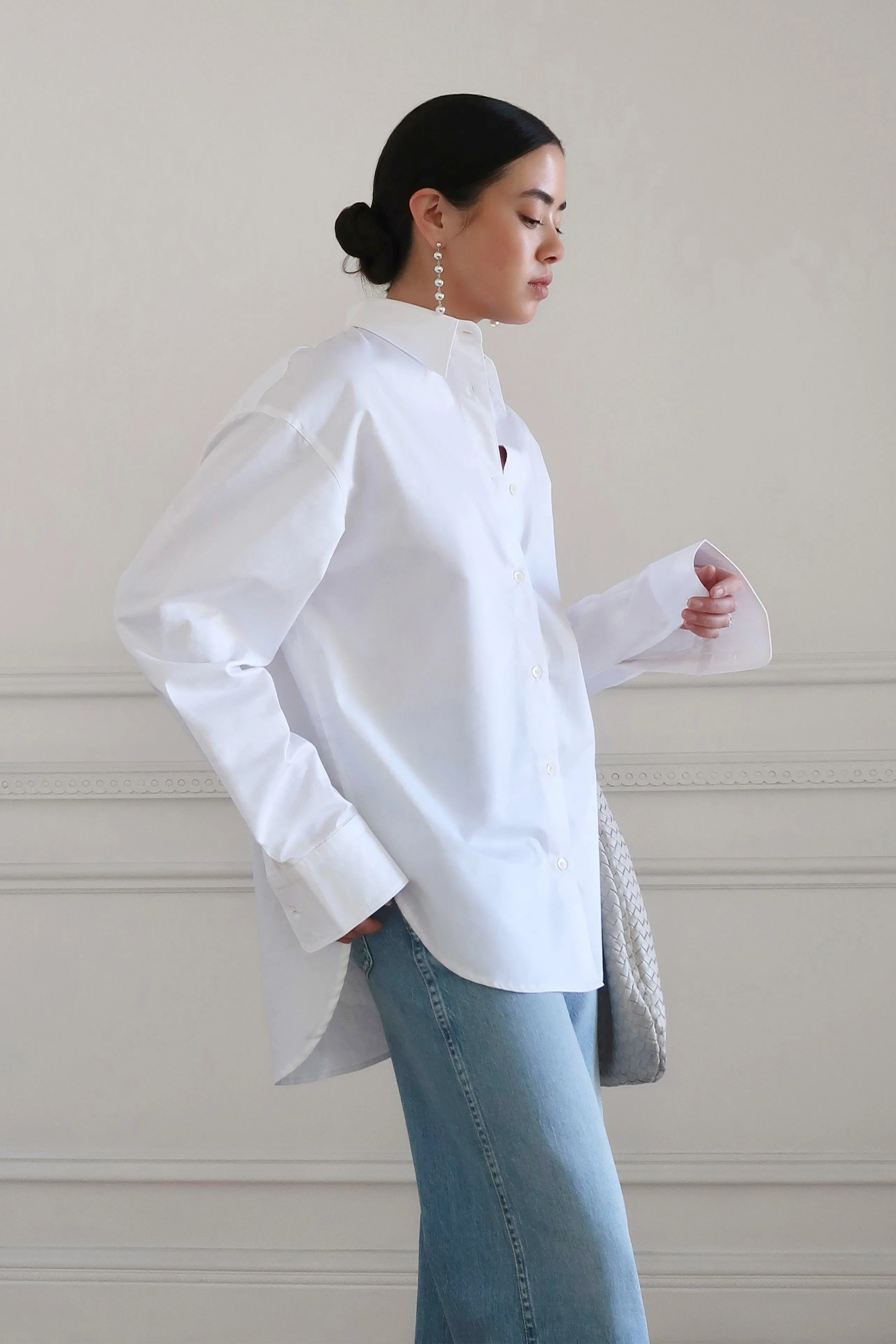 The Everything Shirt in White sold by Sold Out NYC product image thumbnail 5