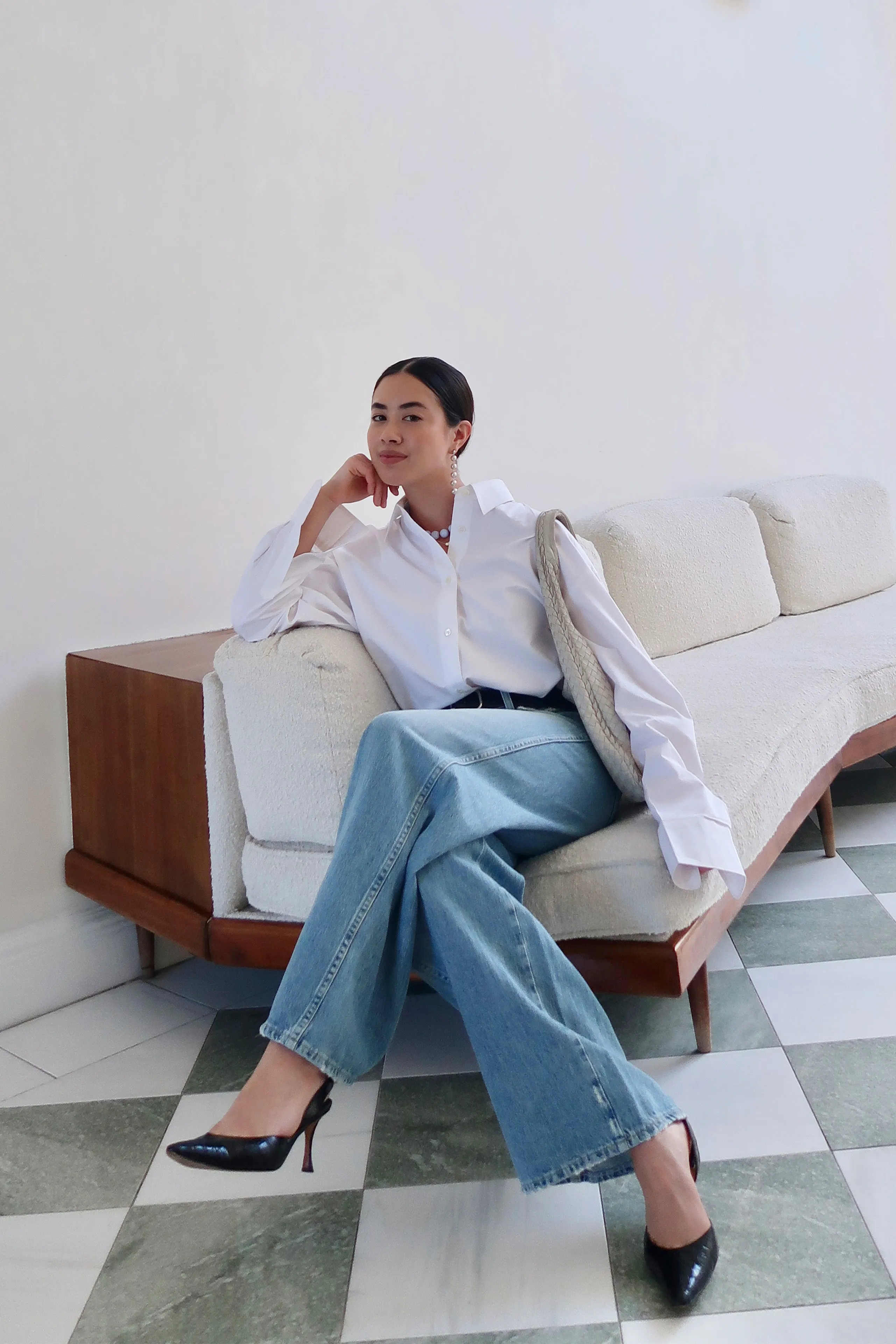 The Everything Shirt in White sold by Sold Out NYC product image thumbnail 3