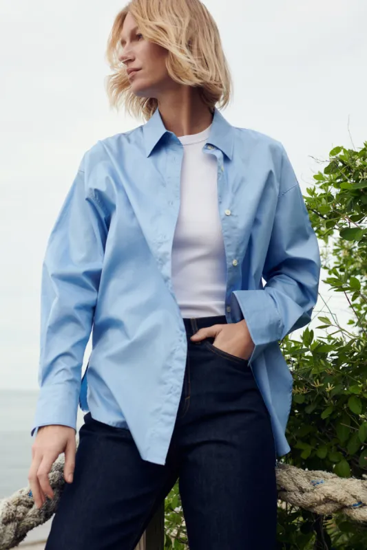 The Everything Shirt in French Blue sold by Sold Out NYC