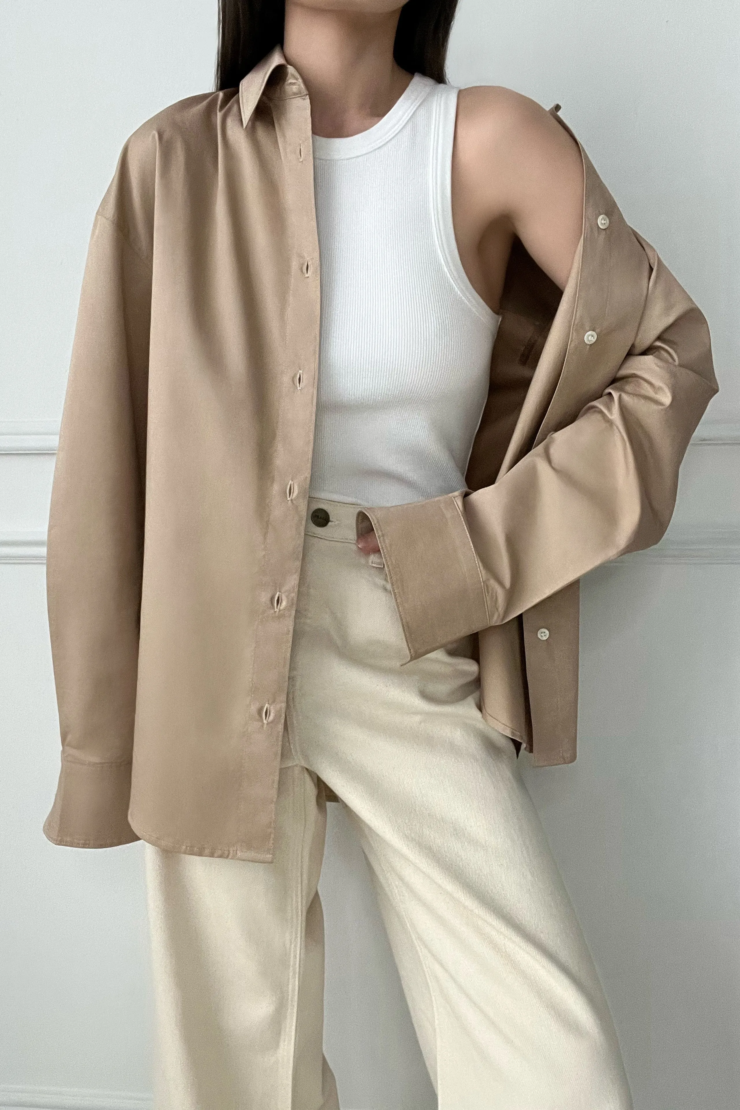 The Everything Shirt in Fawn sold by Sold Out NYC product image thumbnail 2