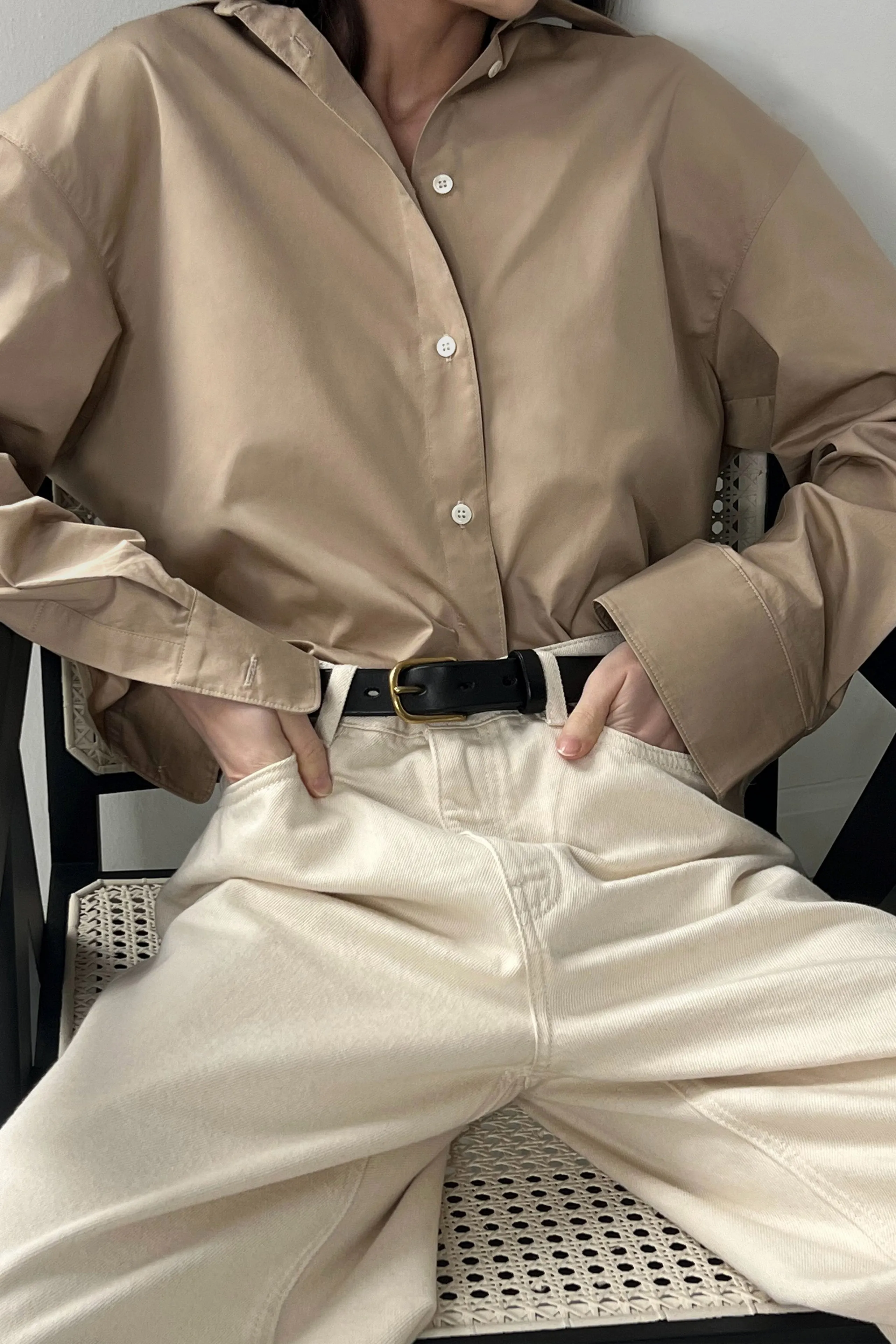 The Everything Shirt in Fawn sold by Sold Out NYC product image thumbnail 3