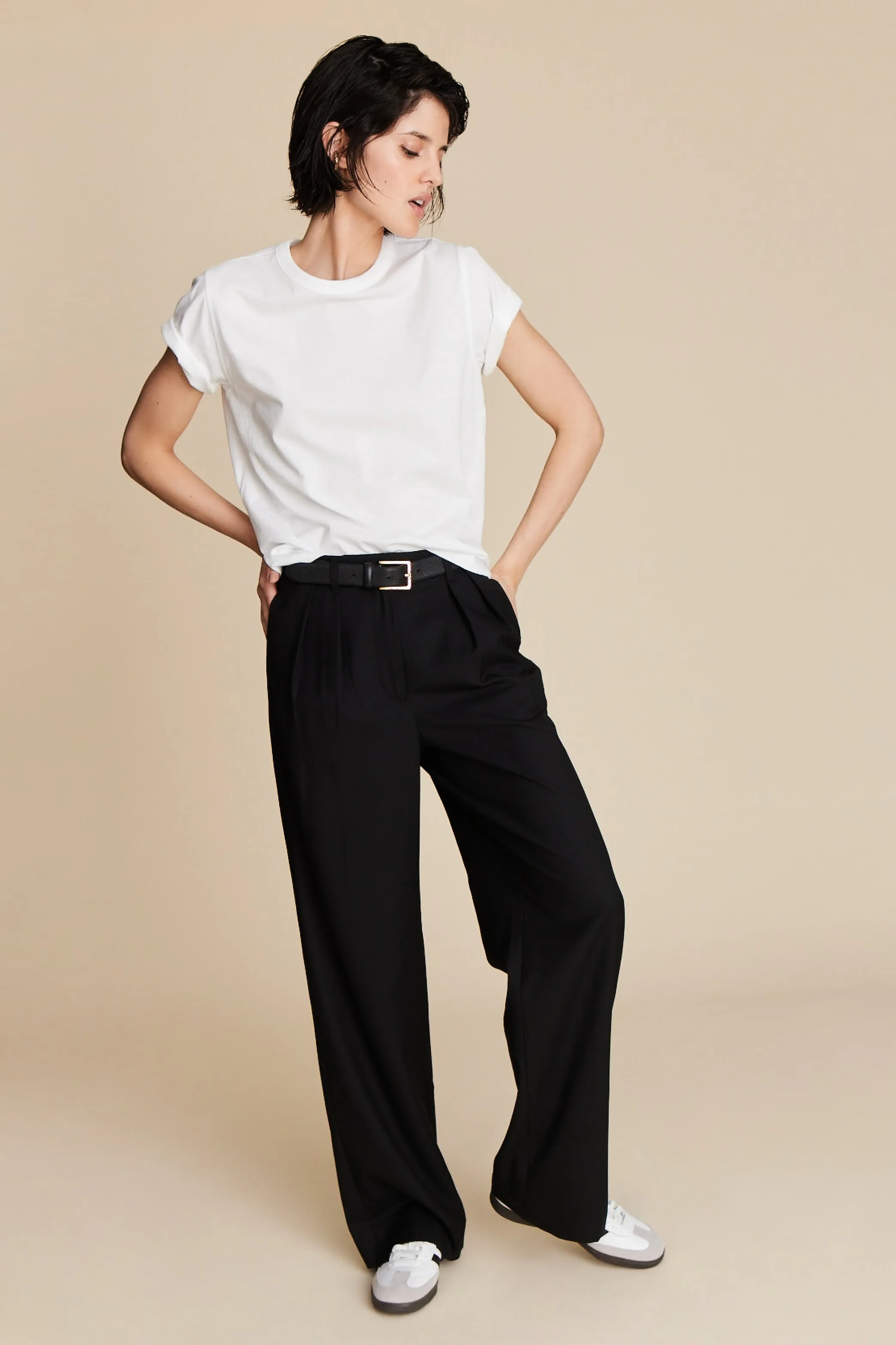 The Iconically Soft Perfect Tee in White sold by Sold Out NYC product image thumbnail 3