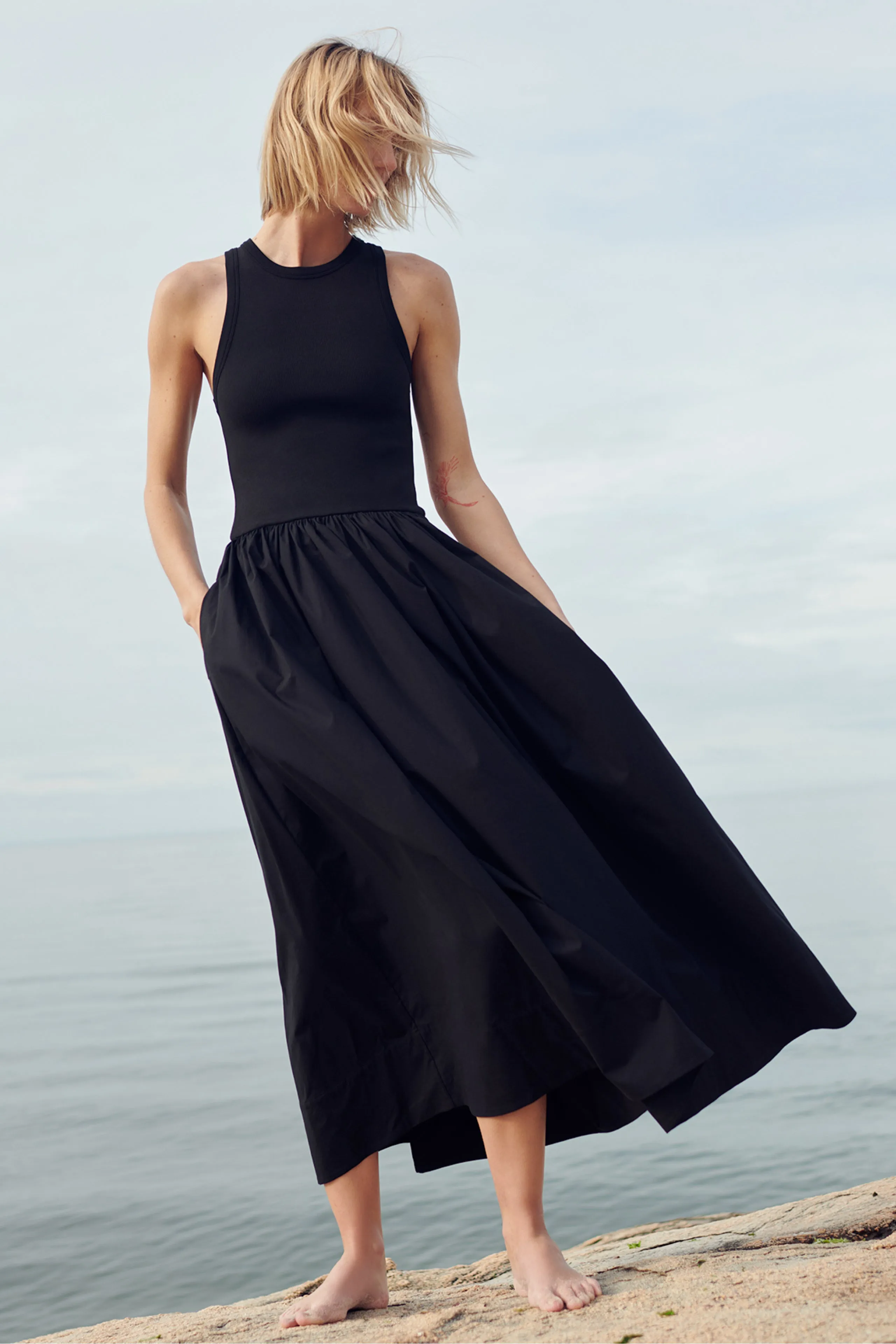 The RSVP Dress In Black sold by Sold Out NYC