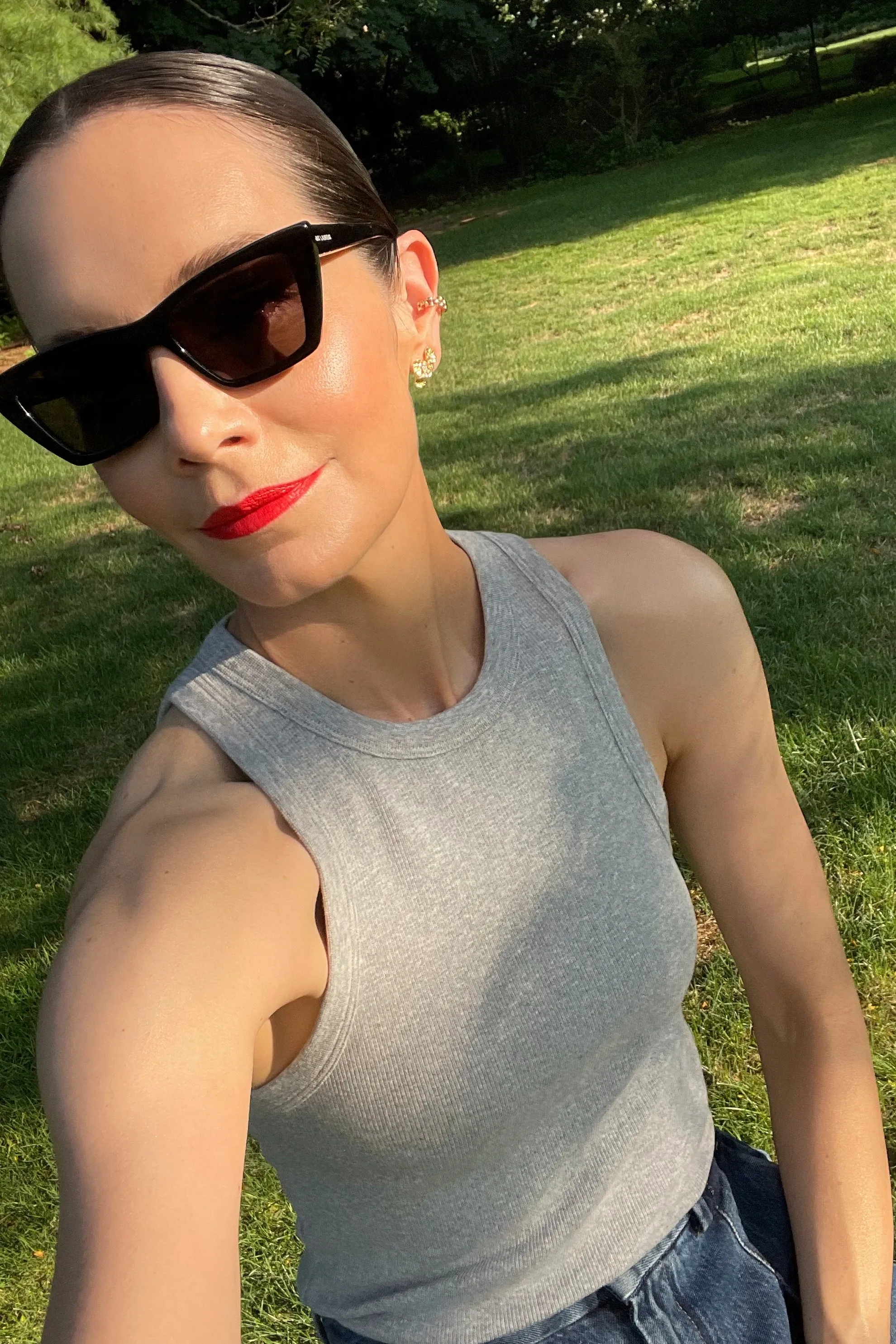 The Not So Basic Tank in Heather Grey sold by Sold Out NYC product image thumbnail 5