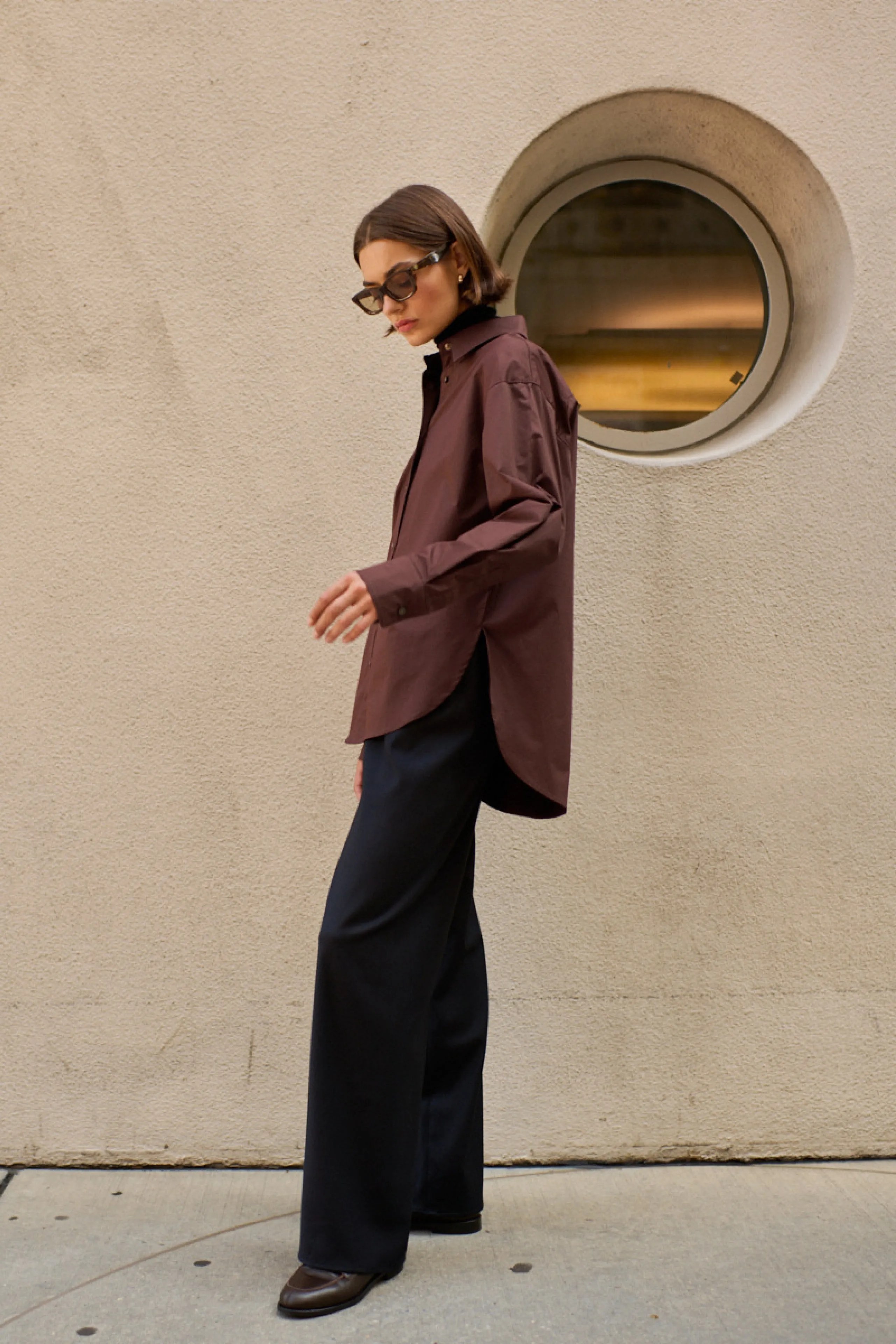 The Everything Shirt in Chocolate sold by Sold Out NYC product image thumbnail 5