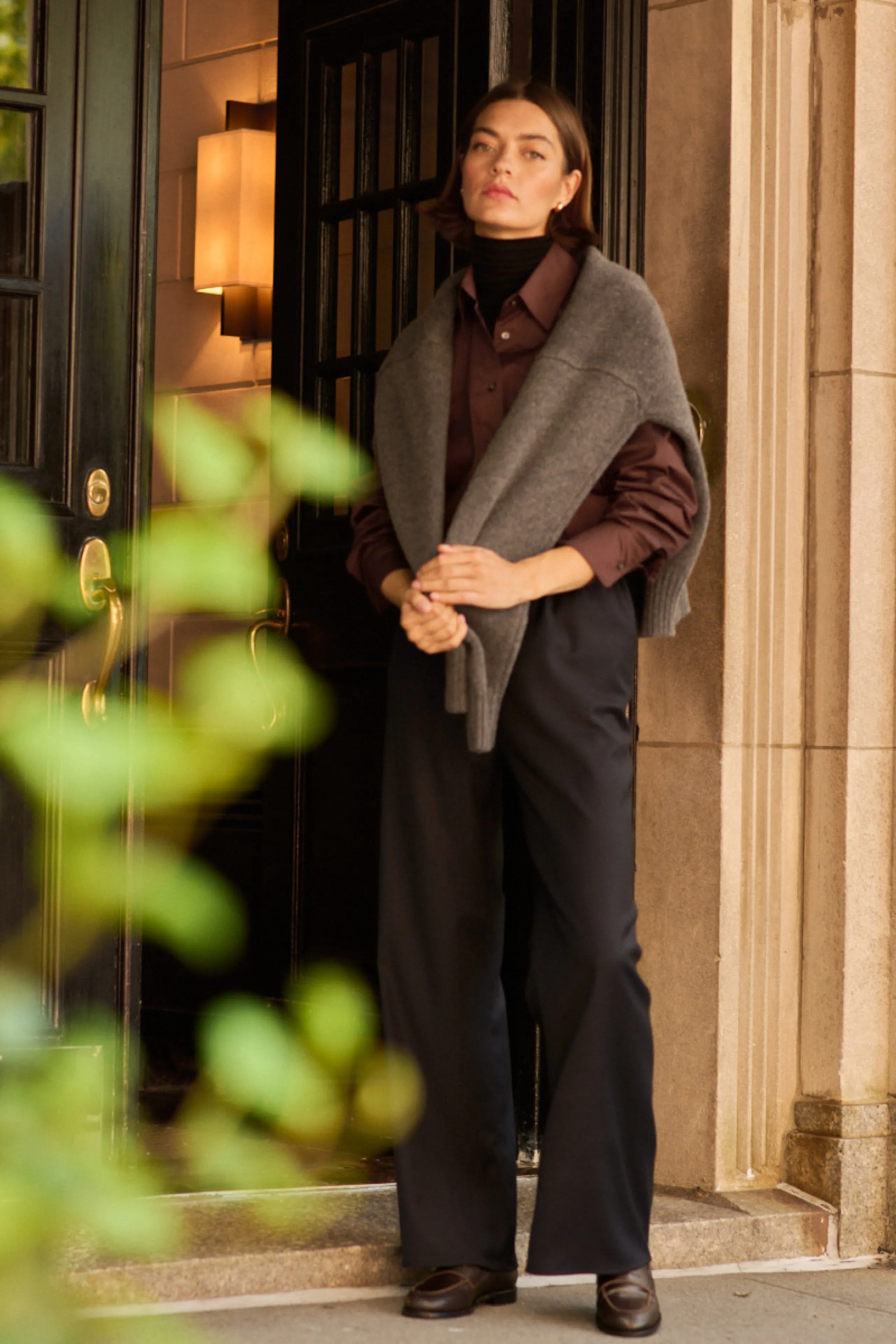 The Everything Shirt in Chocolate sold by Sold Out NYC product image thumbnail 3