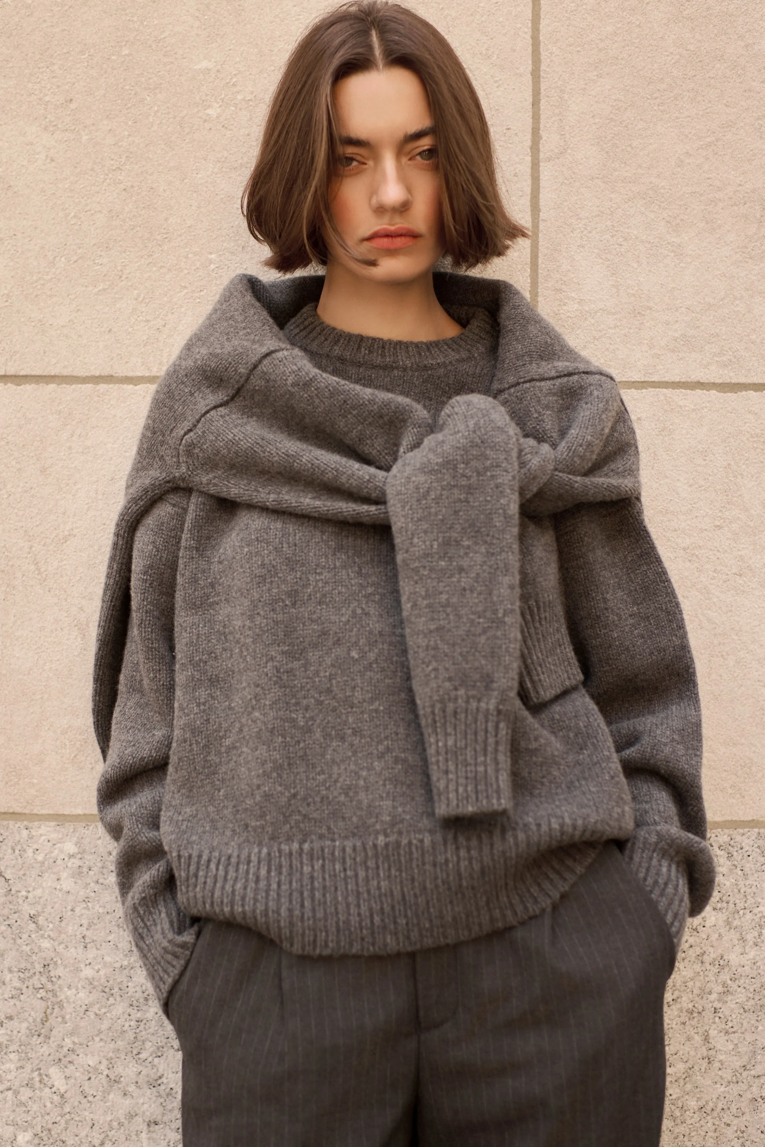 The Signature Crew in Charcoal sold by Sold Out NYC product image thumbnail 5