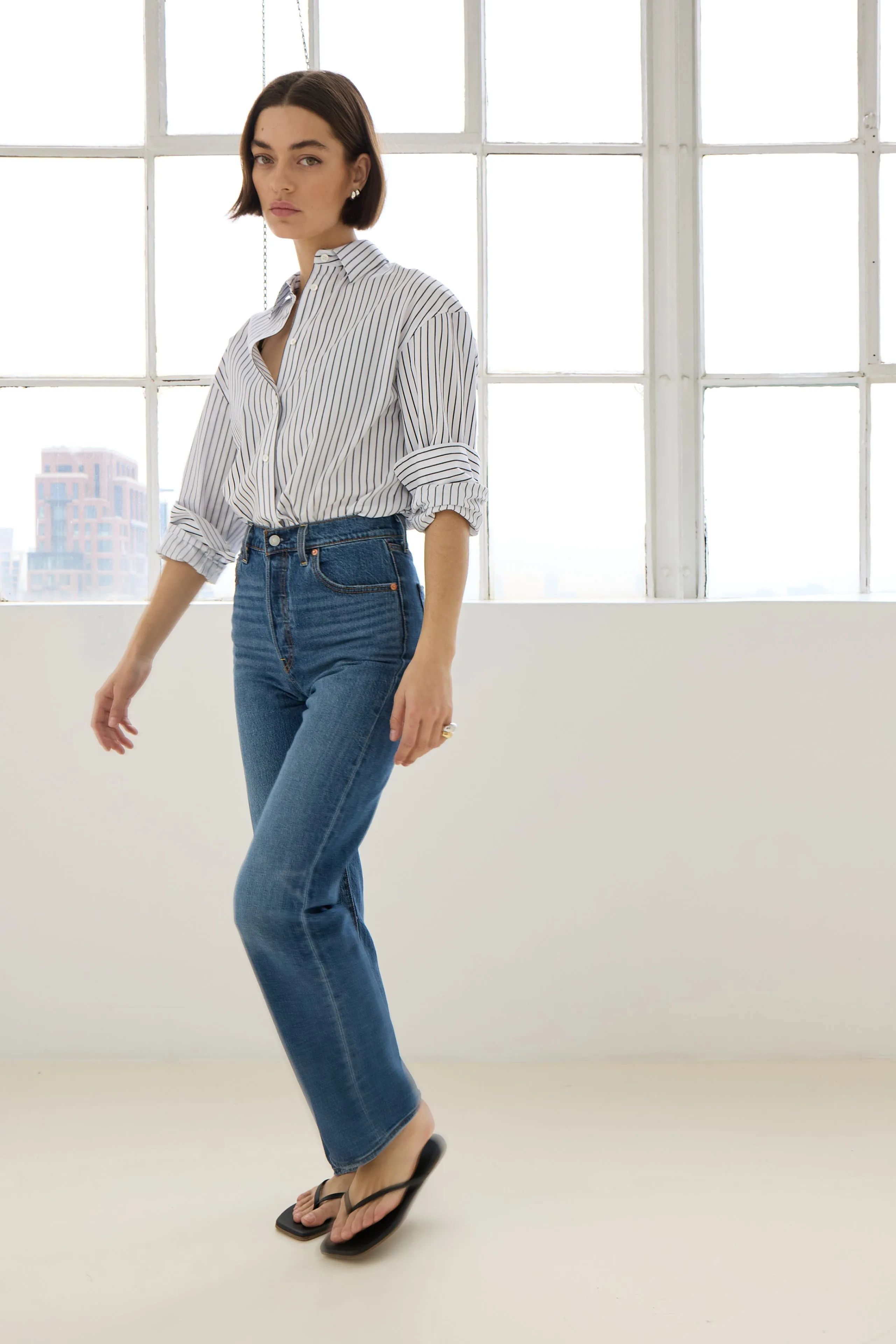 The Everything Shirt in Black Stripe sold by Sold Out NYC product image thumbnail 3