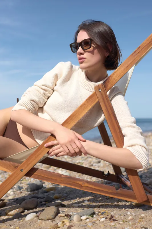 The Favorite Crew in Cream sold by Sold Out NYC