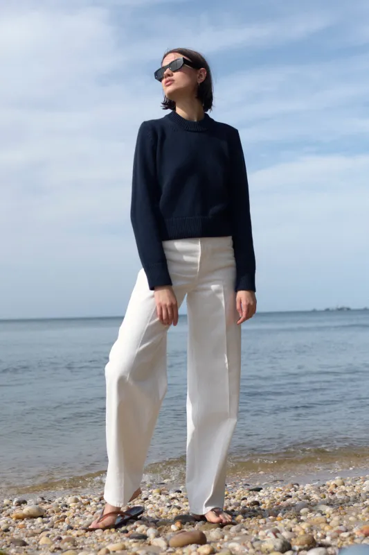 The Favorite Crew in Navy sold by Sold Out NYC