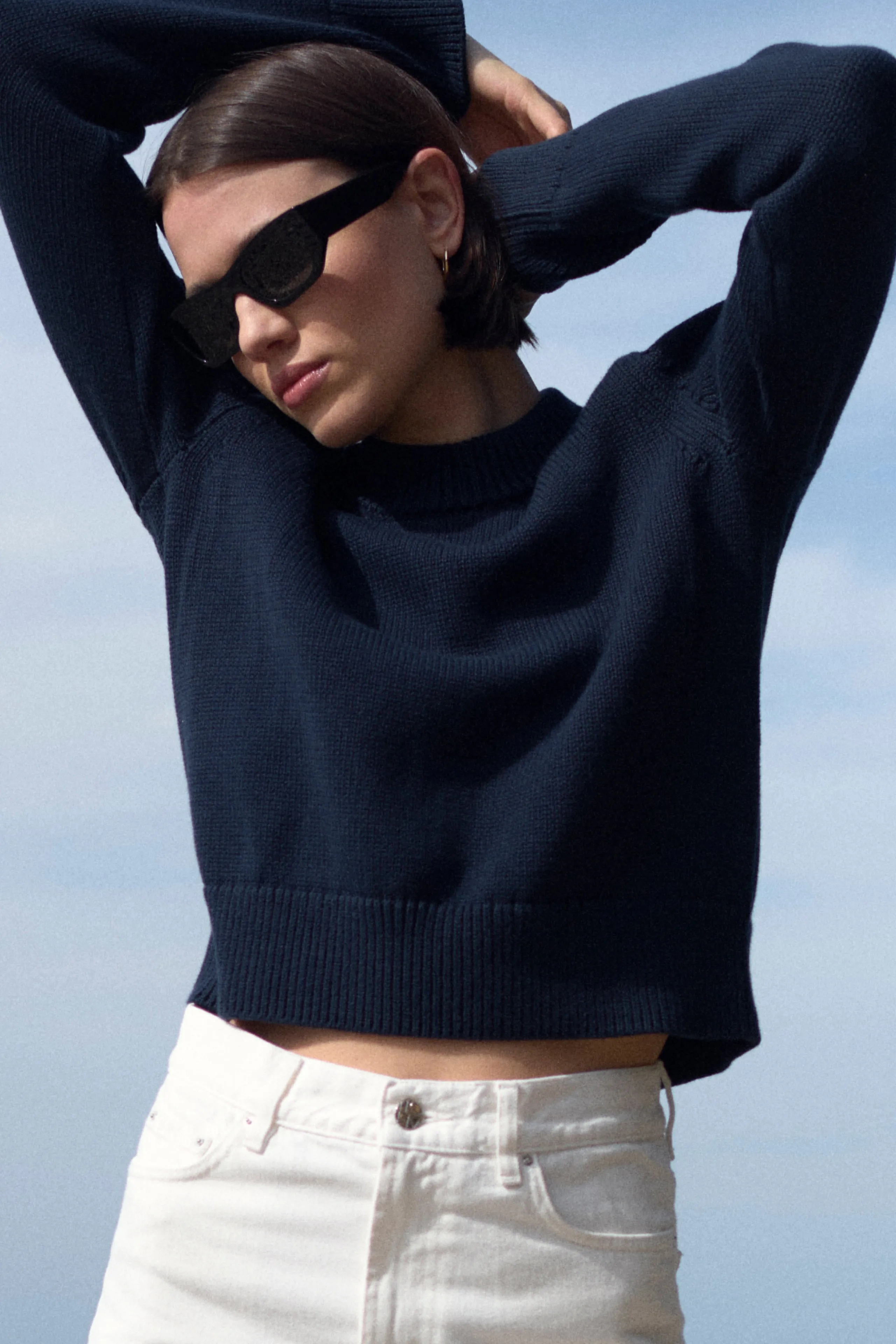 The Favorite Crew in Navy sold by Sold Out NYC product image thumbnail 5