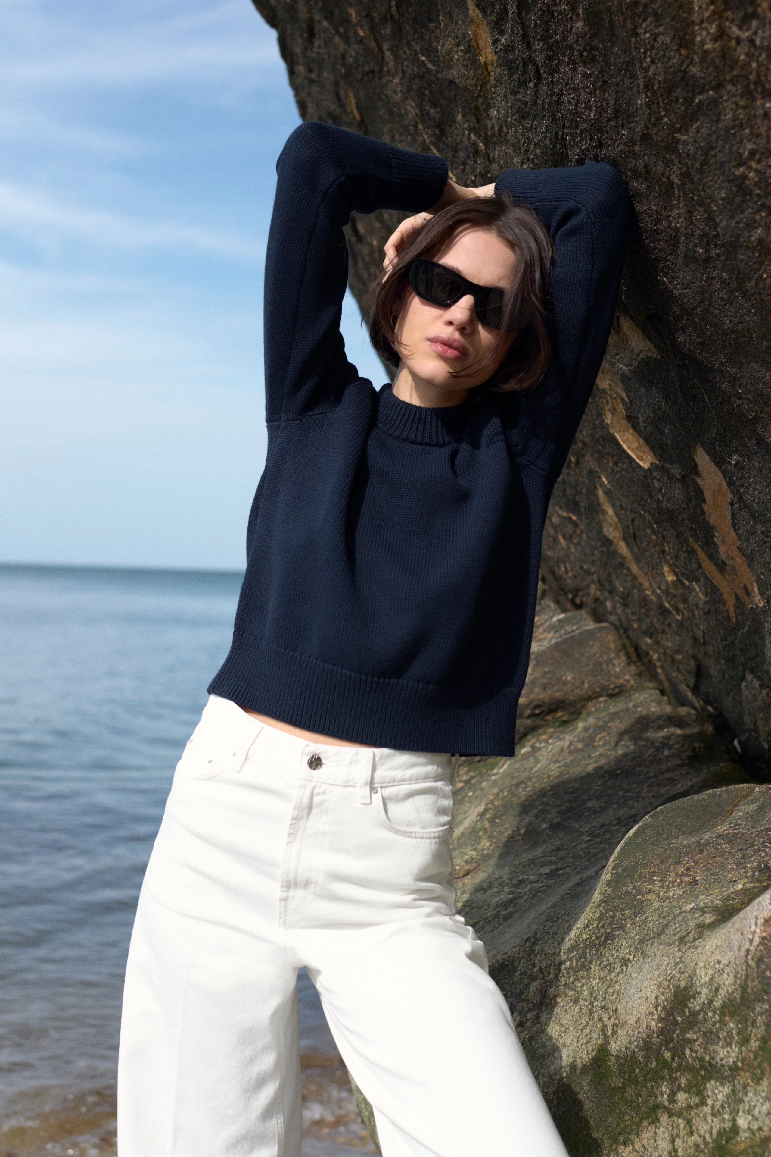 The Favorite Crew in Navy sold by Sold Out NYC product image thumbnail 4