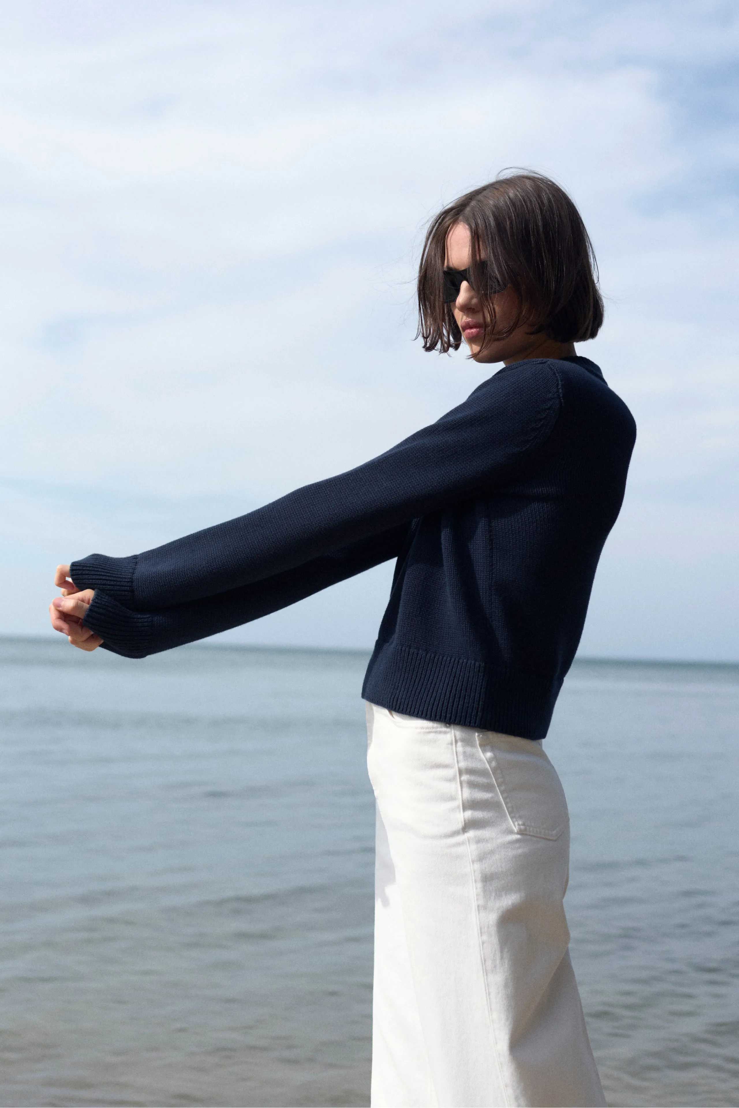 The Favorite Crew in Navy sold by Sold Out NYC product image thumbnail 3