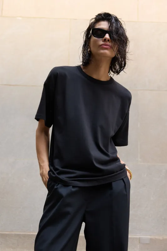 The Oversized Tee in Black sold by Sold Out NYC