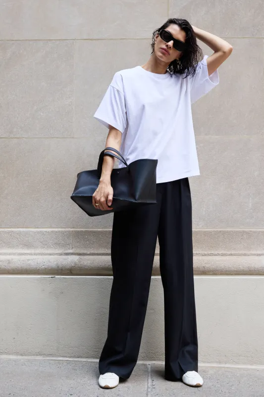 The Oversized Tee in White sold by Sold Out NYC