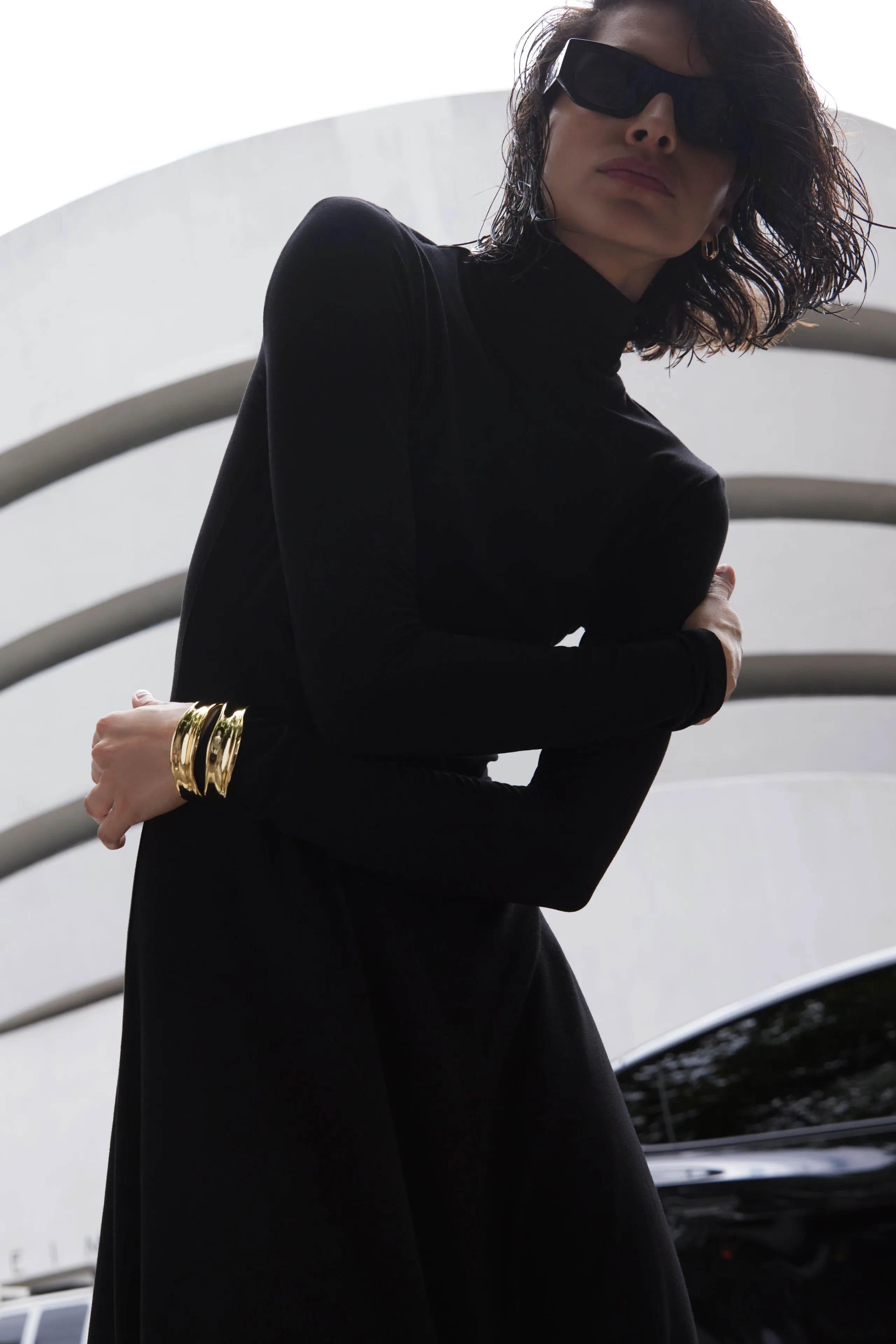 The Turtleneck Dress in Black sold by Sold Out NYC product image thumbnail 3