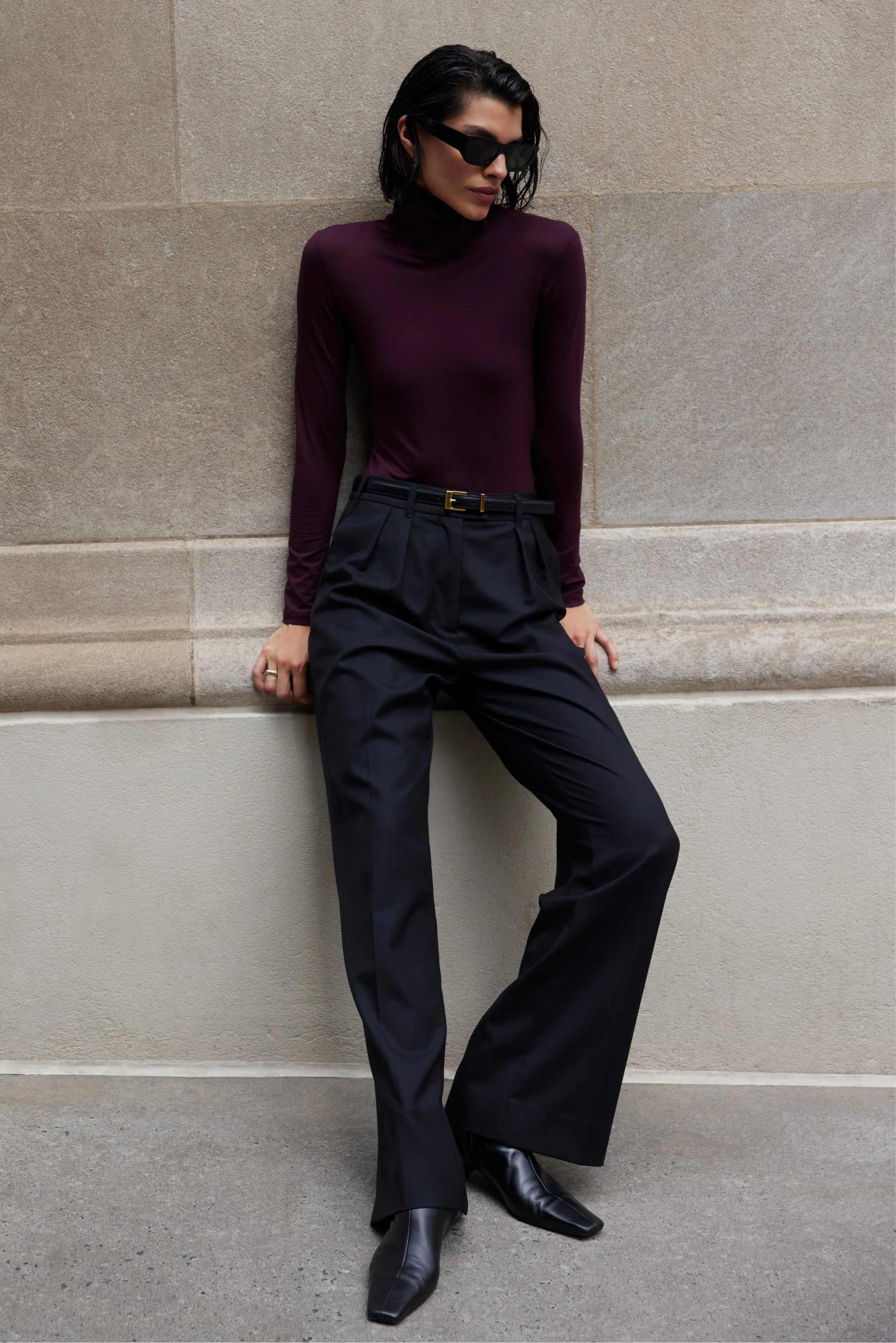 The Turtleneck in Bordeaux sold by Sold Out NYC product image thumbnail 4
