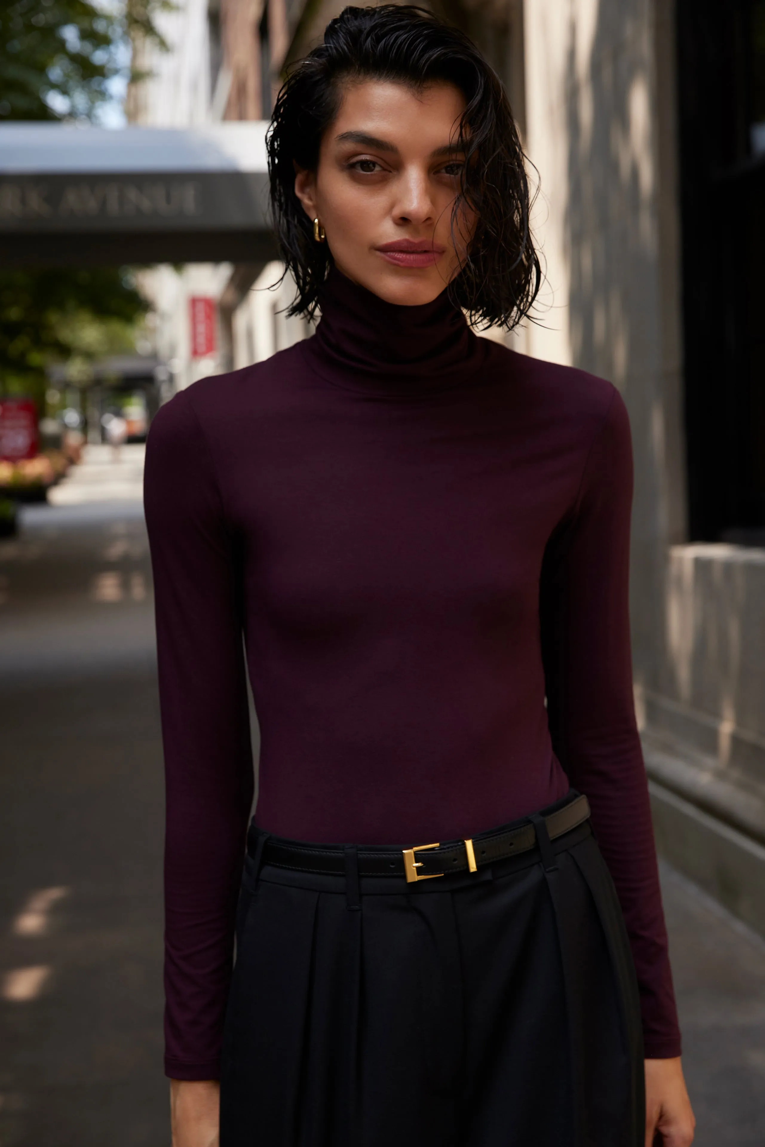 The Turtleneck in Bordeaux sold by Sold Out NYC product image thumbnail 3