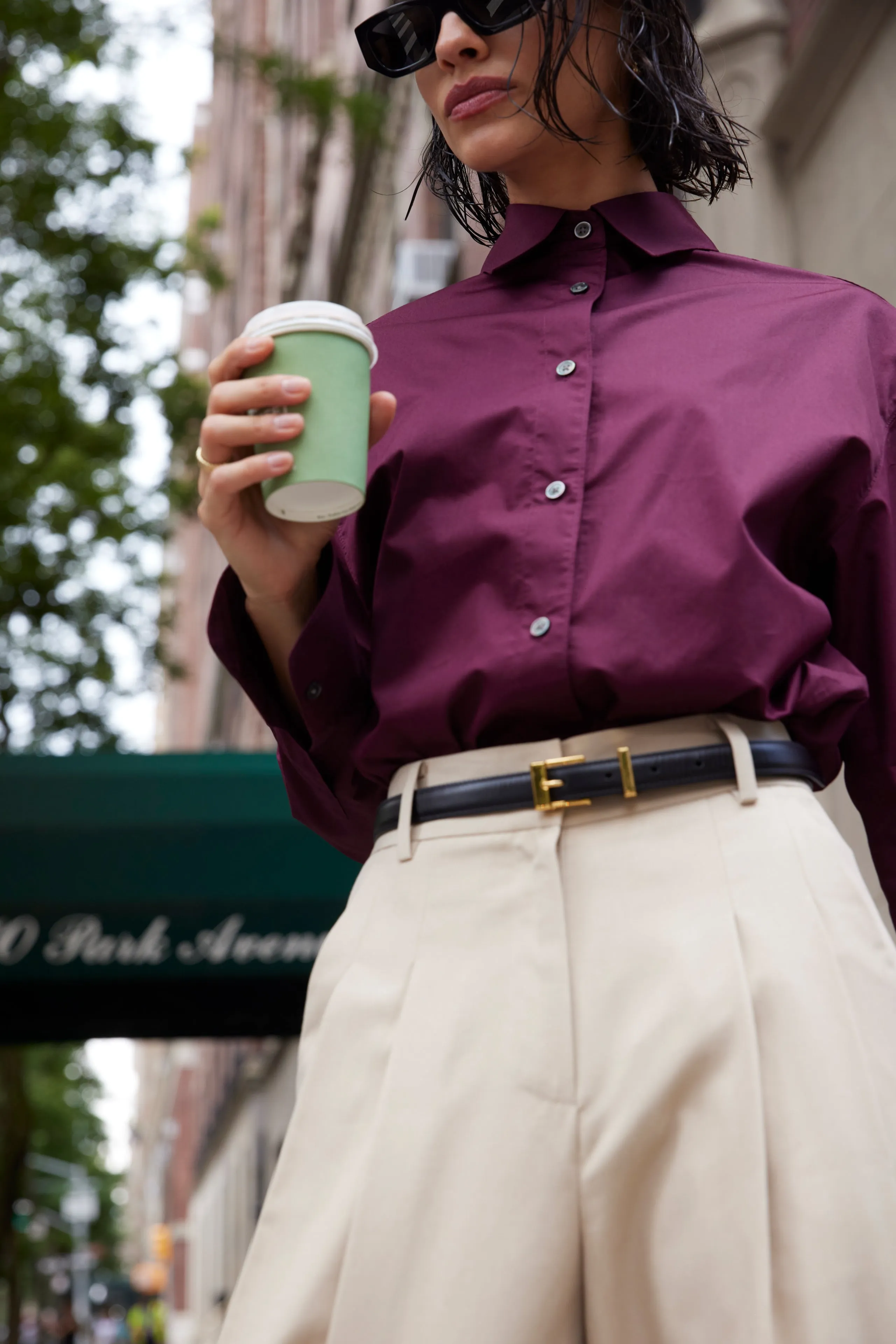 The Everything Shirt in Bordeaux sold by Sold Out NYC product image thumbnail 5