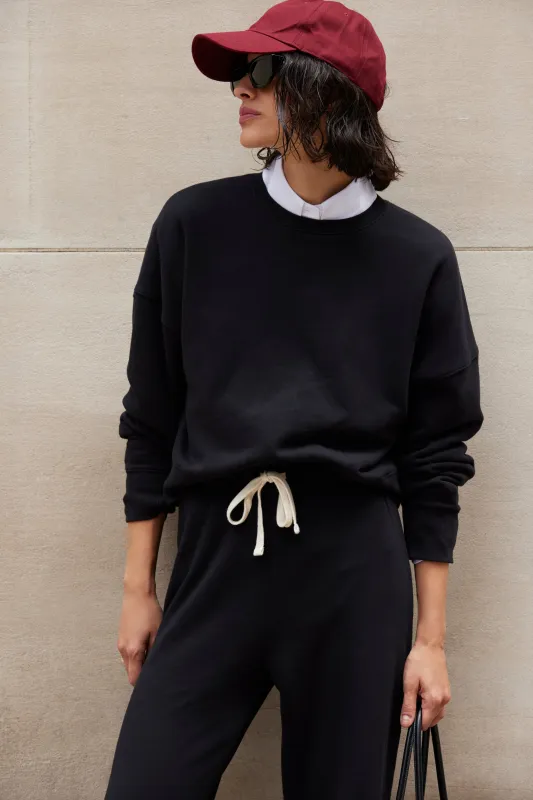 The Everyday Sweatshirt in Black sold by Sold Out NYC