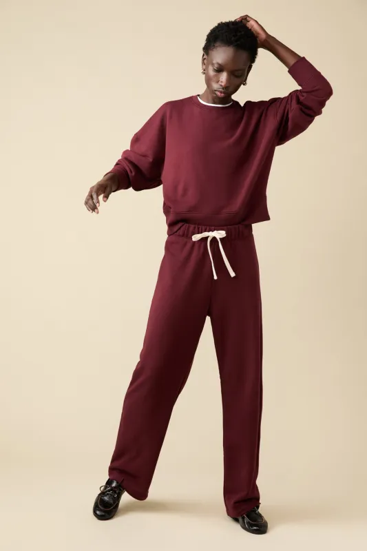 The Everyday Sweatpant in Wine sold by Sold Out NYC