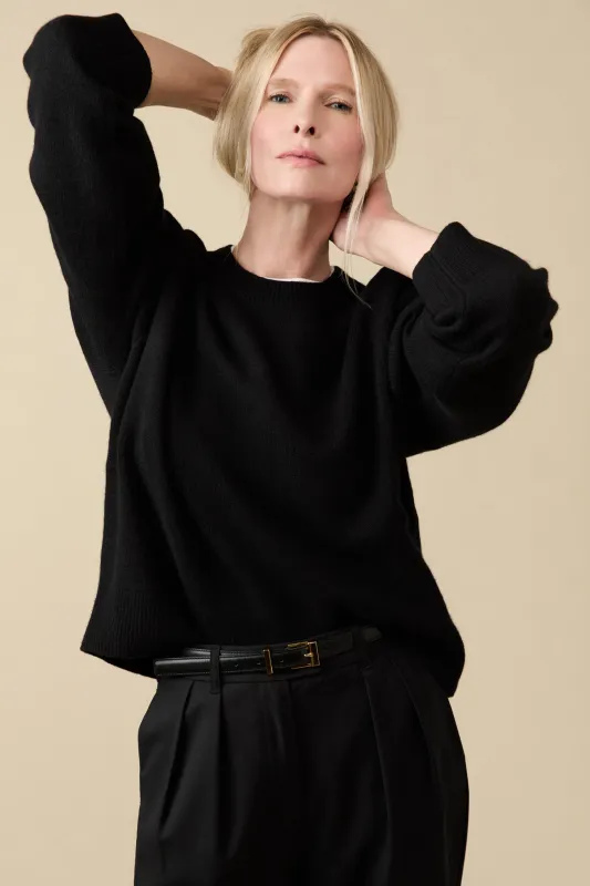 The Cashmere Crew in Black sold by Sold Out NYC
