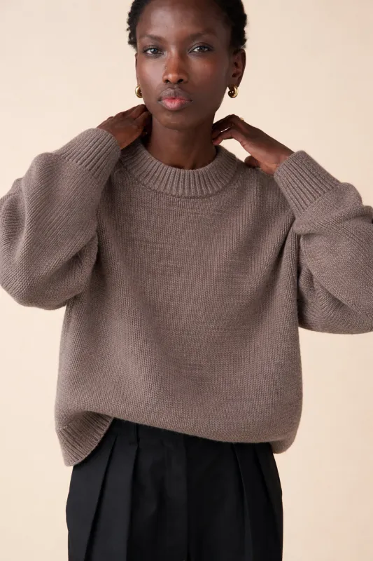 The Cashmere Signature Crew in Mink made by Sold Out NYC