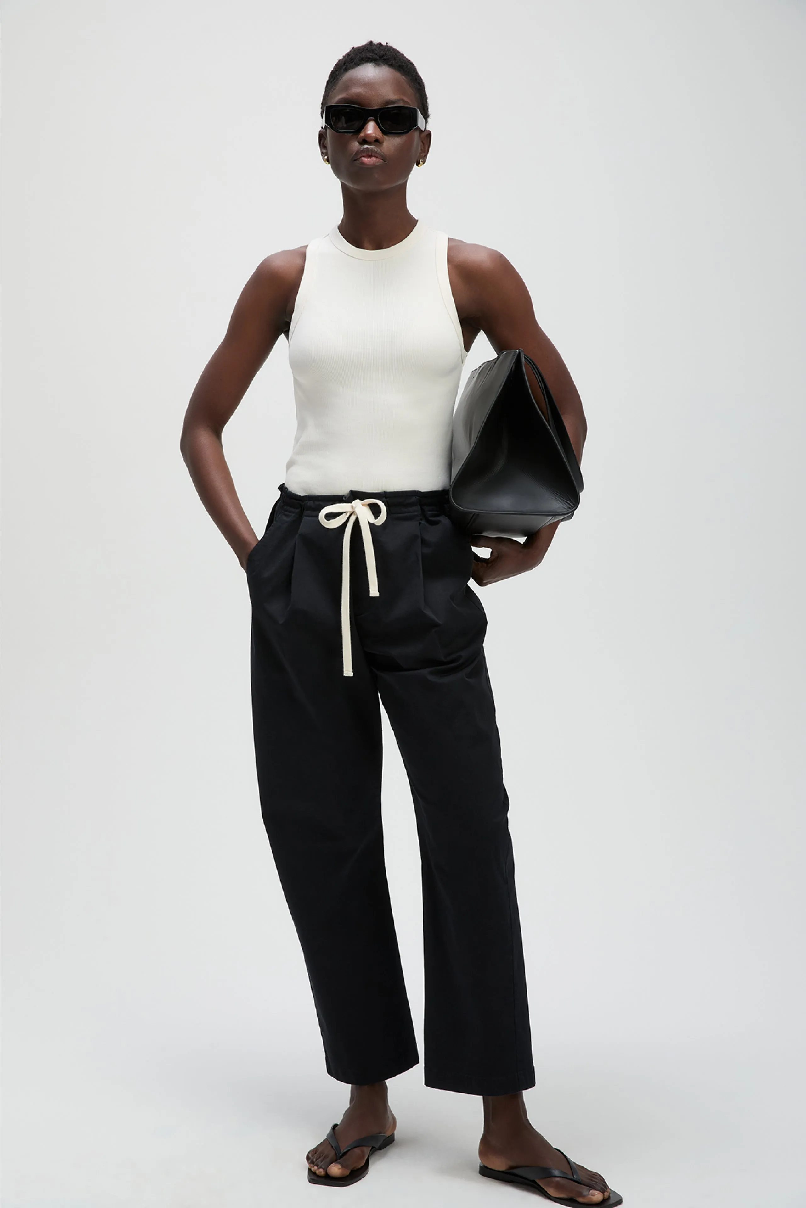 The Not So Basic Tank in Cream sold by Sold Out NYC product image thumbnail 2