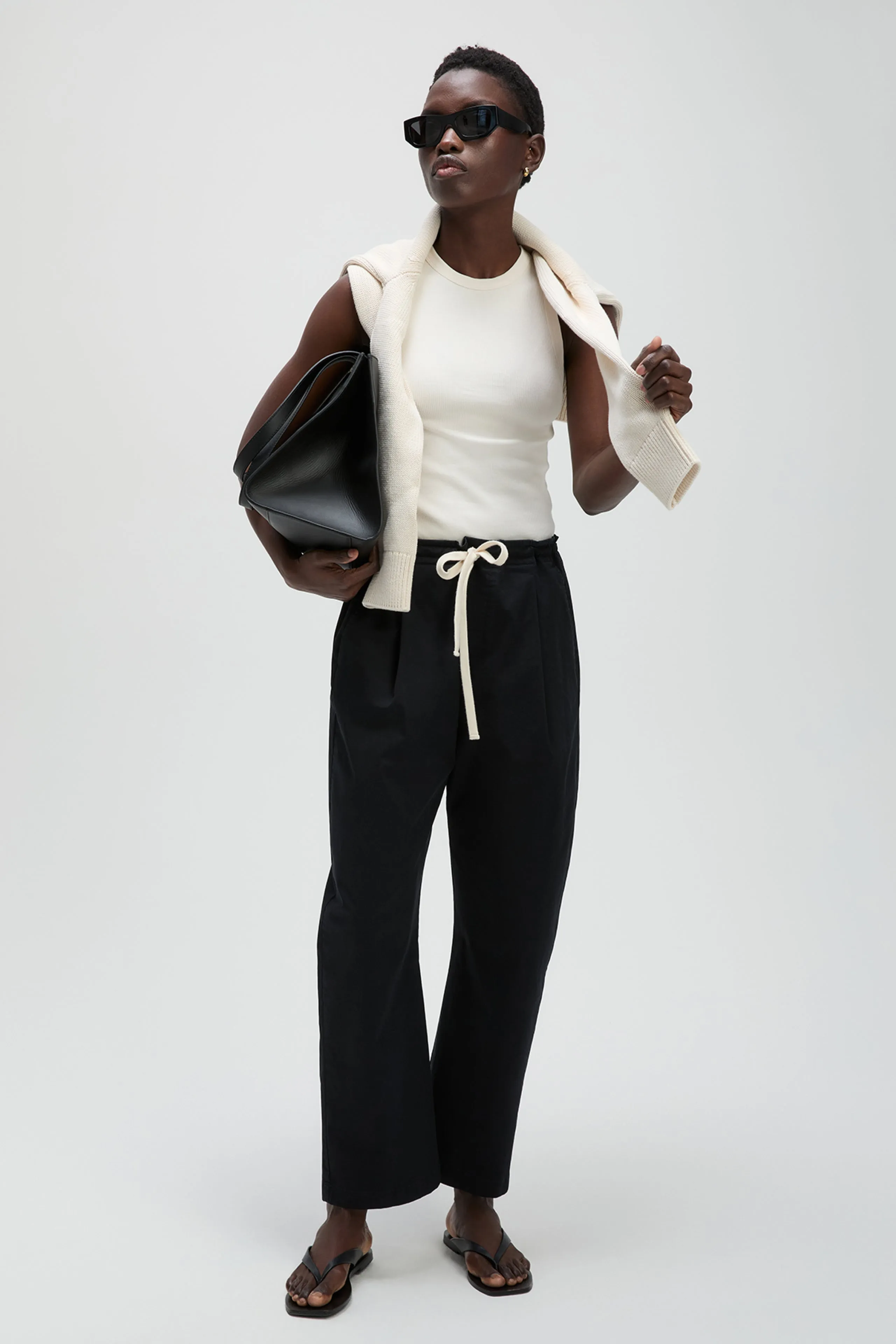 The Not So Basic Tank in Cream sold by Sold Out NYC product image thumbnail 3