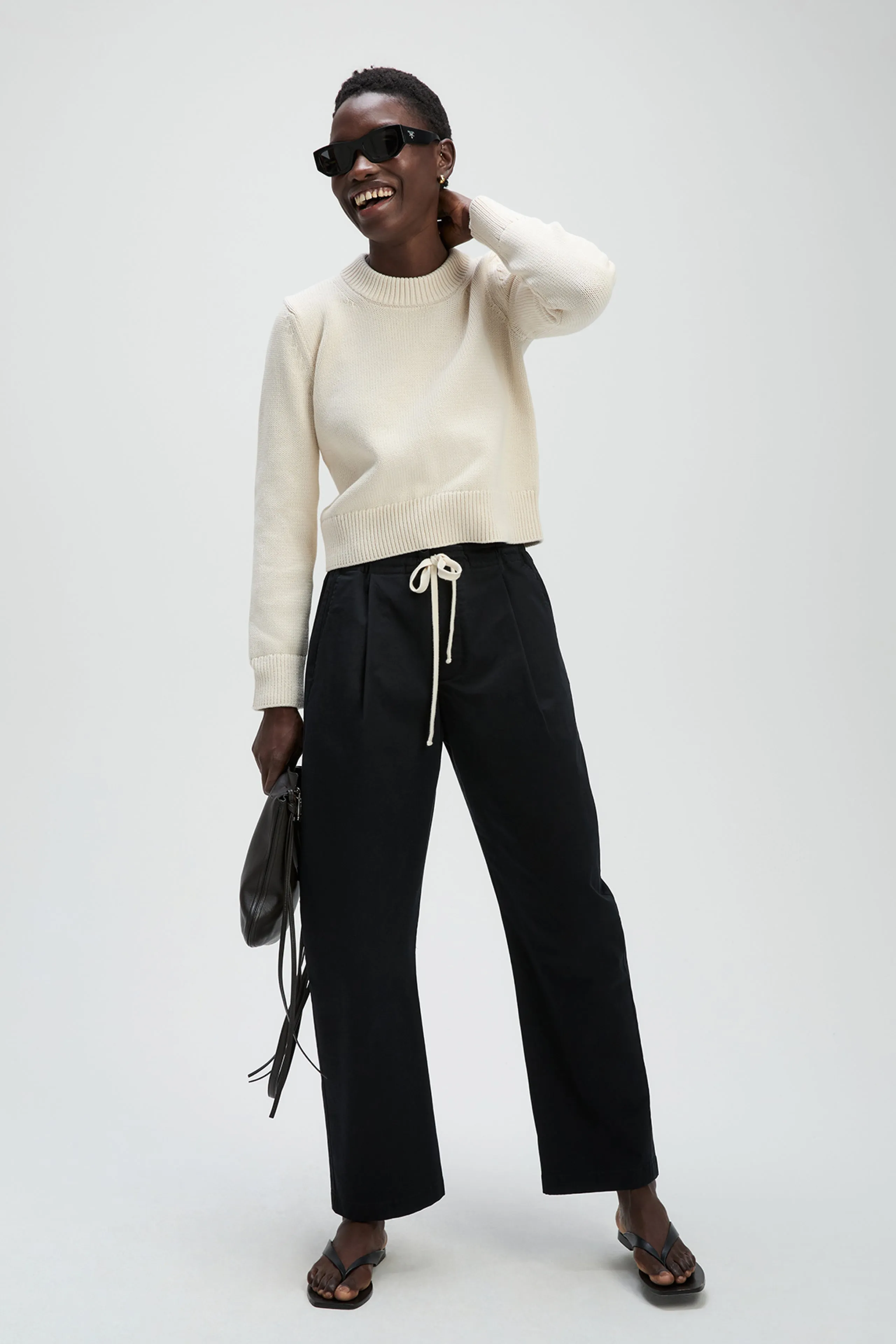 The Everywhere Pant in Black sold by Sold Out NYC