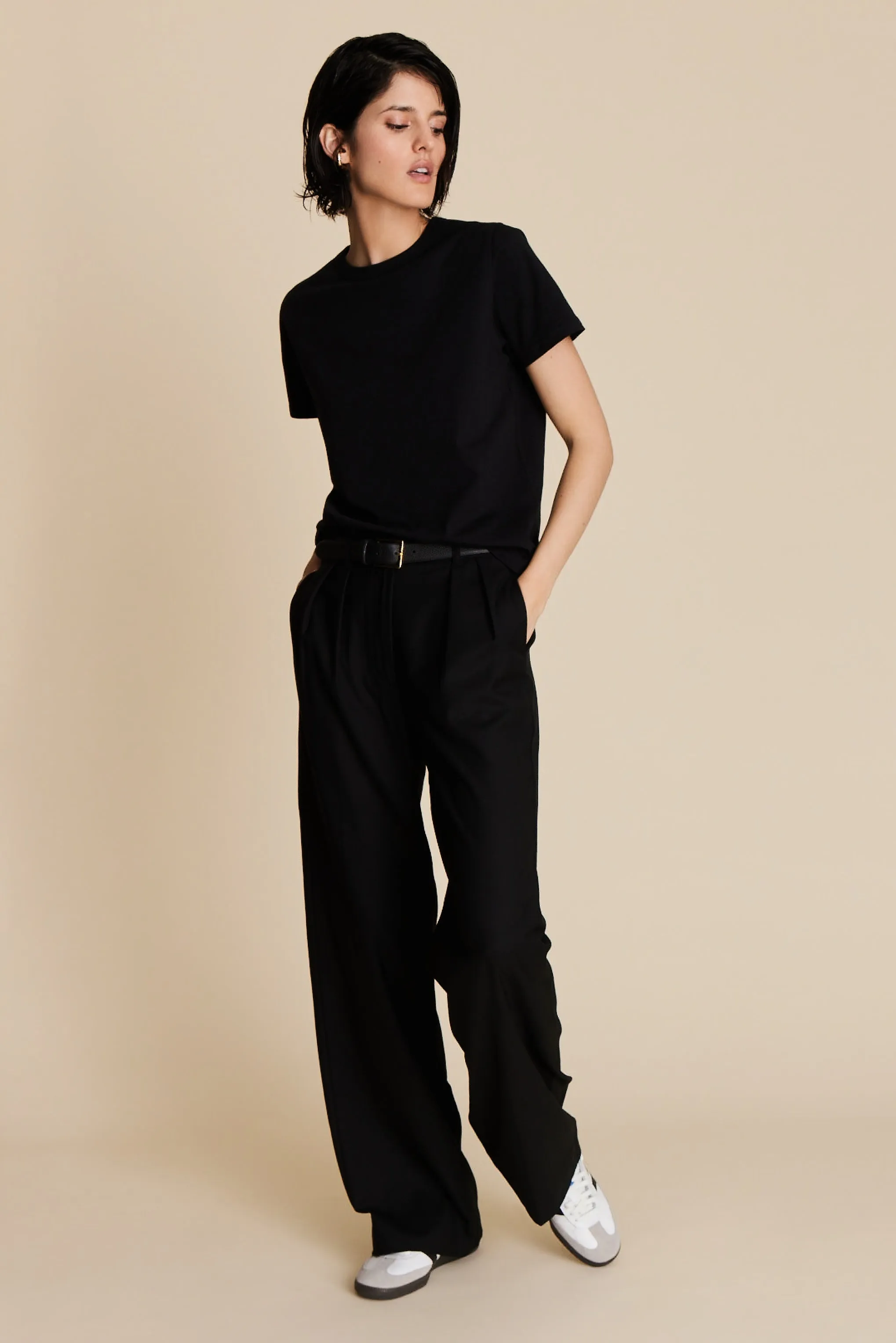 The Iconically Soft Perfect Tee in Black sold by Sold Out NYC product image thumbnail 4