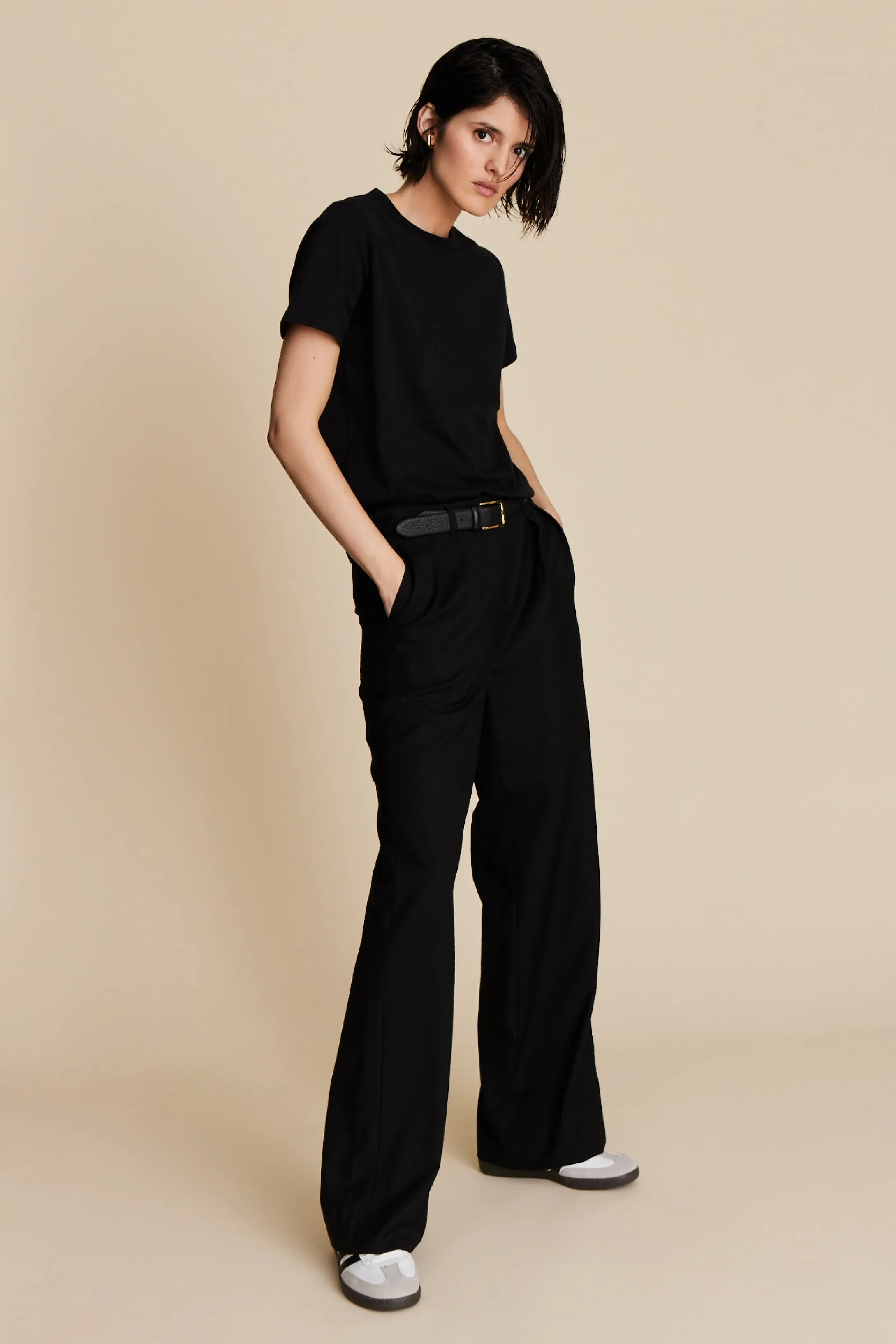 The Iconically Soft Perfect Tee in Black sold by Sold Out NYC product image thumbnail 5