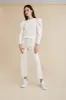 The Just Enough Puff Sweatshirt in Cream sold by Sold Out NYC